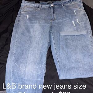 L&B Sky Blue Relaxed Men's Jeans